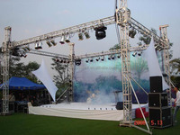 Estructuras de Aluminio Portátiles para Iluminación de DJ en Exteriores, Conciertos, Eventos, Bodas, Fiestas, Exhibiciones, Sistema de Sonido Line Array