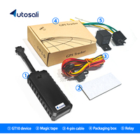 Mini traceur GPS 4G Autosali GT10 - Best-seller, traceur GPS pour voiture avec suivi en temps réel, télécommande, compatibilité Android et iOS
