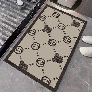 Tapis de sol absorbant pour salle de bain, porte de toilette, ours de marque Tide, tapis de pied antidérapants pour salle de bain, tapis de luxe léger - Product Image 4