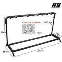 Versatile Guitar Stand 9 Position Fits Electric Acoustic Bass Ukulele Wholesale Bulk Oem