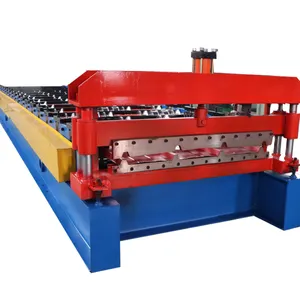 Metal Roofing Sheet Trapezoid Profile Roll Forming Making Machine For Sale