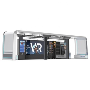 Parada de Autobús con Toldo para Exteriores, Venta al por Mayor, Parada de Autobús Inteligente con Caja de Luz Publicitaria LED Solar, Personalizable OEM - Product Image 3
