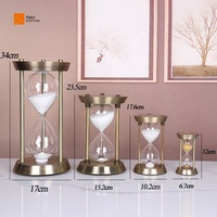 Horloges sablières en laiton antique, horloges de table artisanales pour la décoration de la maison et du bureau, vente en gros, nouvel article