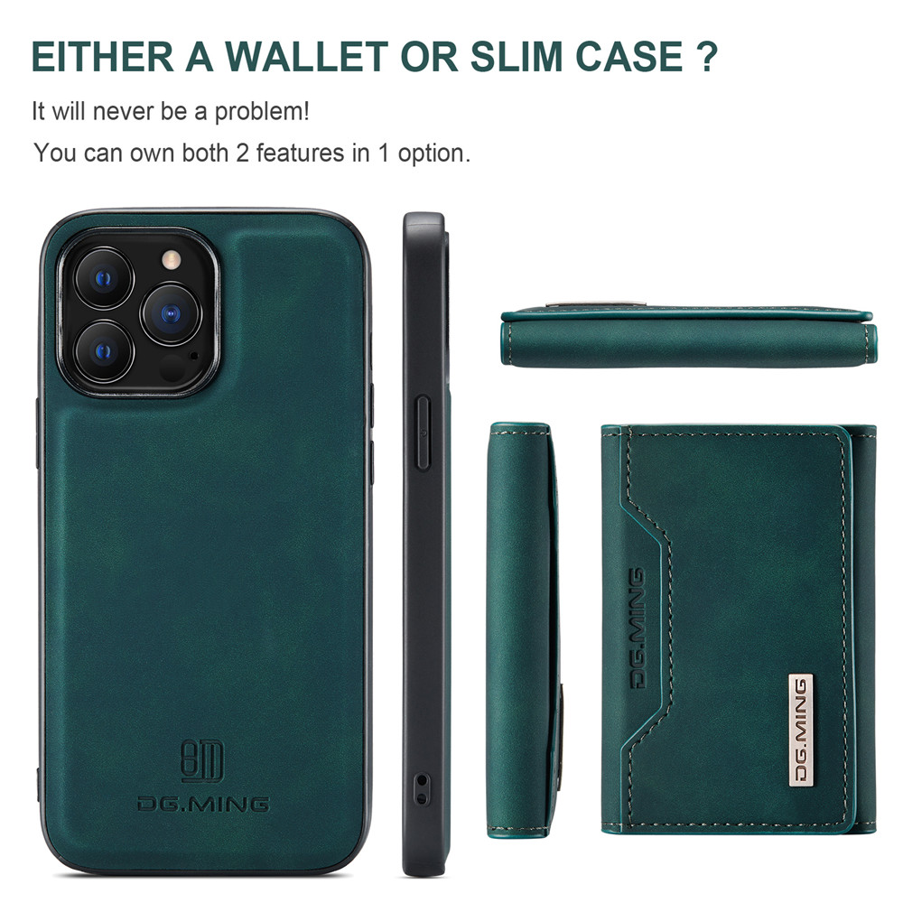 高級磁気ウォレット電話ケース2in1取り外し可能なDG Ming