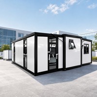 Maison préfabriquée moderne de luxe portable de 20 pieds ou 40 pieds pour chantier urbain – Poste de travail modulaire