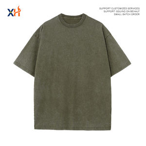 เสื้อยืดผู้ชายคอกลมสีดำล้วน ผ้าคอตตอน 100% น้ำหนัก 230 กรัม ทรงหลวม สไตล์ลำลอง ไม่เป็นขุย แขนสั้น รับผลิตตามสั่งพร้อมสกรีนโลโก้ - Product Image 2