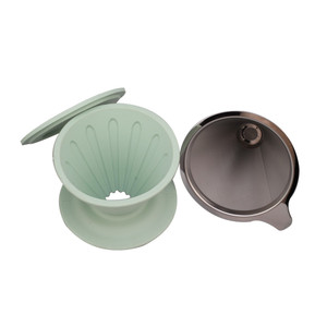 Cône à café à verser 2 en 1, tasse à verser réutilisable - Product Image 5