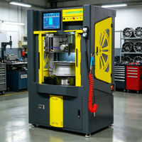Nouvelle machine de réparation de jantes en alliage à découpe diamantée verticale AWR701VP