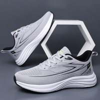 Nouvelles chaussures de course respirantes en mesh pour hommes, avec semelle en caoutchouc antidérapante, pour l'entraînement en plein air