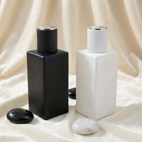 Flacons de parfum de luxe Anding, design élégant, verre transparent rectangulaire, 100 ml, qualité supérieure, Botella De Perfume