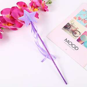 1 varita de hada con forma de estrella de cinco puntas <span class=keywords><strong>para</strong></span> niños, con lentejuelas, regalo de princesa <span class=keywords><strong>para</strong></span> fiesta de ángeles, 3 colores - Varita de ángel <span class=keywords><strong>para</strong></span> disfraz infantil - Product Image 3