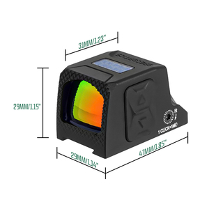 Mirino Reflex Solare SPECOPTICS con Punto Rosso, Multi-Reticolo, Regolazione Zero, Alloggiamento <span class=keywords><strong>in</strong></span> Metallo, <span class=keywords><strong>Ottica</strong></span> Tattica per Caccia - Product Image 4