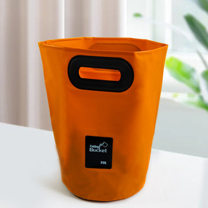 <b>Folding</b> <b>Bucket</b> 20L Portable Outdoor Storage Water Resistant Car Wash Fishing Use - Product Image 2