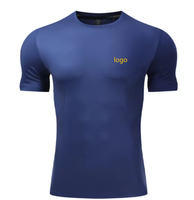 T-shirt de sport personnalisé pour homme, uniforme d'équipe, t-shirt de course avec impression de logo, vêtements de sport respirants, t-shirt anti-transpiration