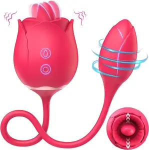 Vibratore giocattoli sessuali giocattoli per adulti giocattolo del sesso lingua Boefous giocattoli del sesso per la femmina, giocattolo per adulti giocattoli anali, 9 modalità di leccare i vibratori di proiettile