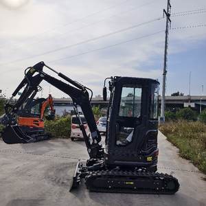 Gratis Verzending 2.5 Ton Minigraafmachine Met Dieselmotor Krachtige Graafmachines Bagger - Product Image 4