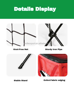 Honkbal Softbal Draagbare Batting Oefenbal Caddy <span class=keywords><strong>Tennis</strong></span> Pickleball Uitrusting Mand Houder - Product Image 3