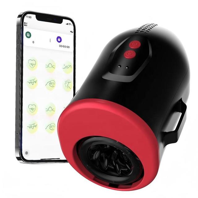 Wearable Hands-Free Masturbator Stroker Sex Machine App-Controlled Thrusting Vibrating Automatic Male Adult Cup USB Rechargeable