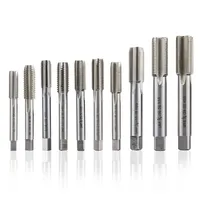 Taraud à filetage en acier rapide SST-USA 1/8 3/16 1/4 3/8 UNC UNF UNEF Droit Droitement Fileté HRC45 Argent