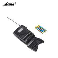 Lane UR-818 professionnel double UHF Haute Puissance sans fil micro-cravate système dynamique de poche sans fil microphone