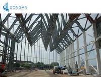 Bâtiment de musée en structure acier préfabriquée personnalisée, durable et résistant au vent pour les projets culturels
