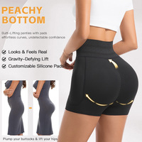 Culotte Gainante Remonte-Fesses Taille Haute Épaissie Rehausseur de Fesses Gaine Amincissante Contrôle du Ventre Short Sculptant BBL