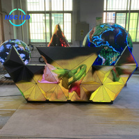Accrocheur Mobile 3D Effet DJ Booth LED Pixel DJ Table DJ Console DJ
