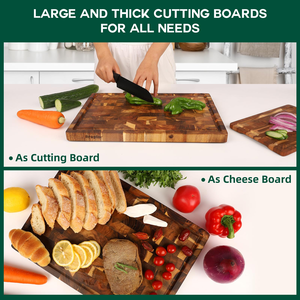 Tabla de Cortar Rectangular de Lujo para Cocina, Gruesa y Grande, Personalizable al por Mayor Directo de Fábrica - Product Image 6