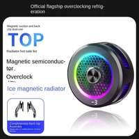 Enfriador de Teléfono Semiconductor TEC de 3 Velocidades, Magnético/Con Clip, Luz RGB, Enfriamiento Rápido para iPhone, Android, E-Sports
