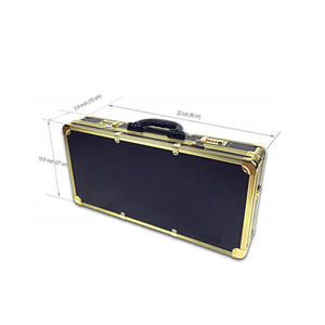 Mala de barbeiro resistente, atacado de fábrica, alumínio, caixa de ferramenta profissional, mala de barbeiro, com fechadura - Product Image 5