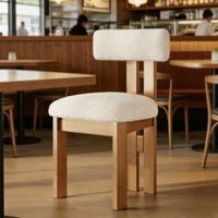 Chaises de restaurant en bois massif haut de gamme avec un design moderne, personnalisables pour les hôtels, les salles de banquet et les restaurants