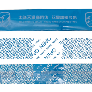 Custom Thermochromic Security <b>Tape</b> Heat Sensitive VOID Open <b>Tape</b> for Anti-Counterfeit and Brand Protection - Product Image 1