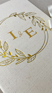 Certificat de <span class=keywords><strong>Mariage</strong></span> Islamique Élégant de Luxe à Couverture Rigide Certificat de Nikah <span class=keywords><strong>Faire</strong></span>-<span class=keywords><strong>Part</strong></span> de <span class=keywords><strong>Mariage</strong></span> en Lin - Product Image 3