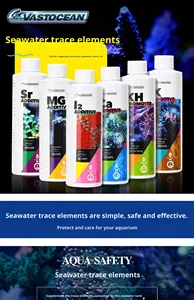 Elementos Traza en Agua de Mar SPS Calcio MGKH Estroncio Potasio Yodo para Acuarios de Coral LPS Mejora del Color Nutritivo - Product Image 5
