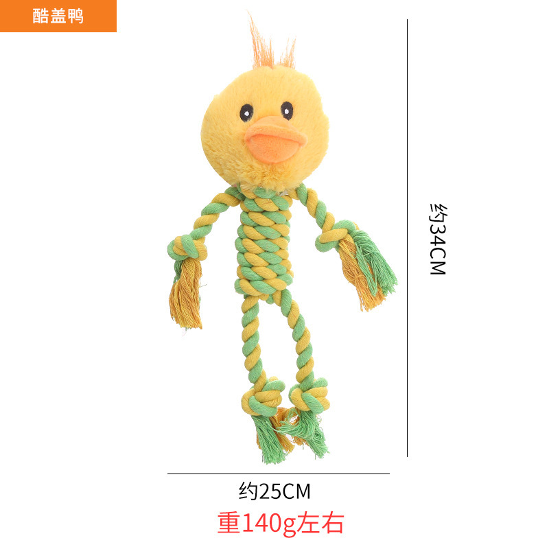 Pato de cuerda de algodón