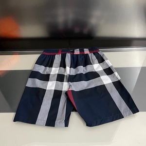 Shorts de Baño para Hombre, Talla Grande, Elásticos, Cintura Media, a Cuadros, de Algodón, Casuales - Product Image 3