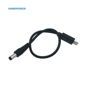 Cable USB 3,1 tipo C macho a DC 5,5x2,5 MM 12V PD, Cable de carga USB-C a DC5521, Cable de extensión para tableta y portátil