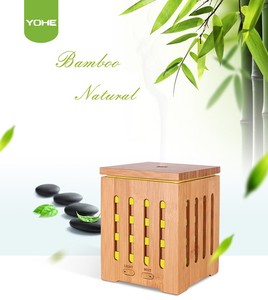 Difusor <span class=keywords><strong>de</strong></span> aceite esencial <span class=keywords><strong>de</strong></span> bambú Premium <span class=keywords><strong>de</strong></span> 200ml, vaporizador <span class=keywords><strong>de</strong></span> aceite fragante <span class=keywords><strong>de</strong></span> aromaterapia y interruptor <span class=keywords><strong>de</strong></span> seguridad <span class=keywords><strong>de</strong></span> apagado automático, 7 LED - Product Image 4