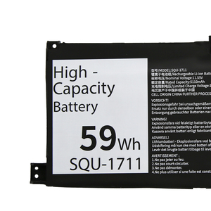 Batterie d'ordinateur portable de remplacement SQU-1711 59Wh pour les ordinateurs portables Thunderobot G7000M/911Air/QNLAS01/G8000M/Master SQU-1718 - Product Image 3