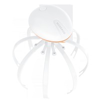 Masseur de cuir chevelu électrique rechargeable BNB en ABS et silicone, tête de pieuvre, fonction musicale, 8 sources d'alimentation indépendantes, garantie 1 an