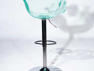 Fauteuils d'attente de salon de luxe de qualité vierge, personnalisés OEM, marque BESTA, design tendance en cristal français et acrylique en forme de pétale, pour extérieur et café - Product Image 2