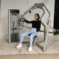 Peralatan Kebugaran Profesional untuk Penggunaan di Gym, Mesin Multifungsi Adjustable Pin Loaded Multi-Press untuk Latihan Bahu/Dada