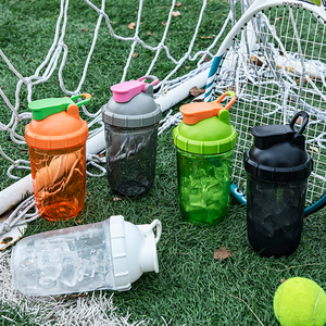 Bouteilles de <span class=keywords><strong>shaker</strong></span> de sport en plastique personnalisées pour poudre protéinée avec logo pour l'entraînement sportif - Product Image 6