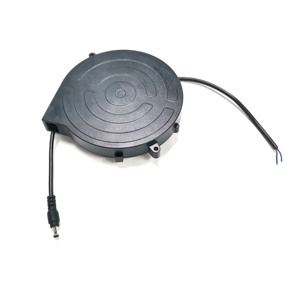 Carrete de cable de CC <span class=keywords><strong>pequeño</strong></span> 5,5x2,1, carrete de cable de extensión retráctil de retorno de resorte de rebobinado automático para cargador de coche, extensión de cable de batería - Product Image 5
