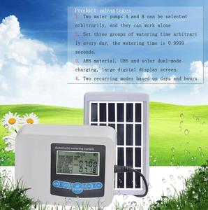 Solar <strong>Water</strong> <strong>Timer</strong> <strong>Programmable</strong> Garden Outdoor Hose Feature <strong>Timer</strong> with Rain Delay/Manual/Automatic Watering System - Product Image 2