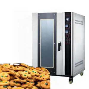 Profesional 12 nampan listrik roti roti kue Oven dengan mesin fermentasi kue
