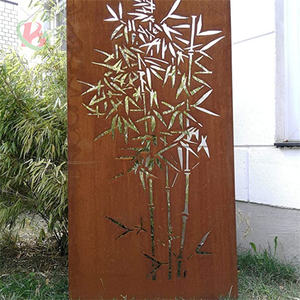 מותאם אישית גן קישוט אמנות עיצוב דקו קורל פלדה חלוד מחיר המפעל - Product Image 5