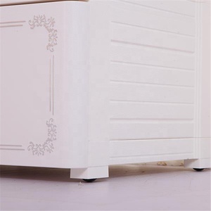 Meubles de chambre à coucher 5 niveaux bébé vêtements armoire deux portes ouvertes solide en plastique tiroir de rangement - Product Image 2