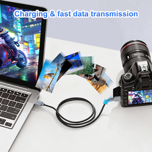 <strong>USB</strong>-C <strong>Mini</strong> <strong>USB</strong> Cable Braided Durable <strong>Mini</strong>-B 5-<strong>Pin</strong> Type-C Data Charging Cord Pure Copper Conductor for Computer for Controller - Product Image 4