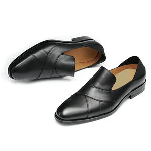 Chaussures en cuir légères et respirantes faites à la main pour hommes, style professionnel de bureau, à bout carré, prix d'usine de luxe, collection 2026 - Product Image 5